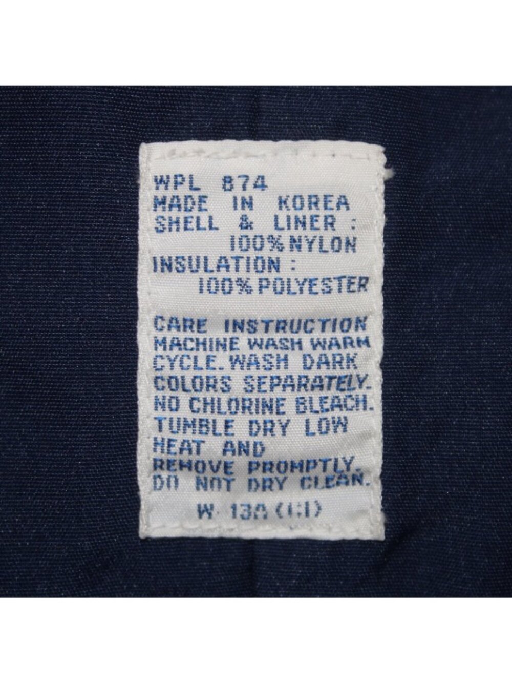 Mountain Goat White Stag Snow Pants Sz 36 Navy Blue Pockets One Piece 100% Poly - Picture 5 of 8